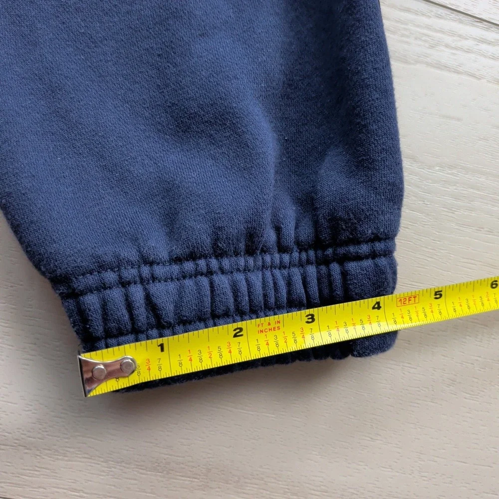 G Star Raw Jogger Sweatpants Mens S‎ Navy Blue Drawstring Side Tape Logo
